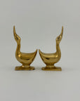 Vintage Brass Geese-A Pair