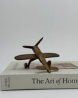 Small Vintage Brass Airplane