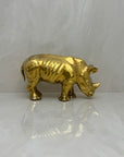 Vintage Brass Rhino