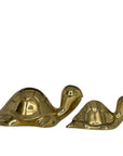 Vintage Brass Turtle Pals- A Pair