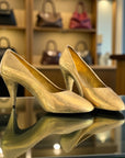 Vintage Brass High Heel Pumps – Pair