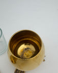 Vintage Brass Frog Lidded Trinket/Candle Pot