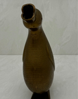 Vintage Brass Duck Shaped Water Pitcher Vase-9.5 inches tall-MCM style