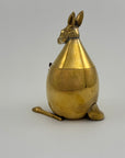 Vintage Brass Kangaroo Trinket Box