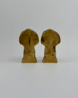 Vintage Brass Elephants- A Pair
