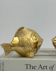 Whimsical Vintage Brass Fish-A Pair