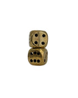 Vintage Brass Dice-A Pair