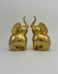 Vintage Brass Elephants-A Pair