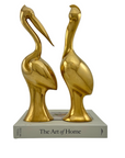 Vintage Dolbi Cashier Brass Pelicans-A Pair