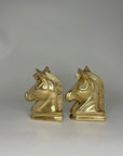 Vintage Brass Horsehead Figurines/Bookends