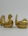 Vintage Brass Birds-A Pair