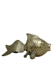 Large Vintage Brass Fish