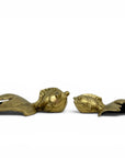 Large Vintage Fancy Tail Large Eyed Brass Fish- A Pair