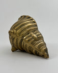 Vintage Brass Shell Vessel (Planter/Catchall)