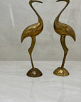 Vintage Brass Birds- A Pair