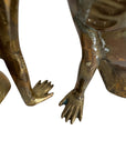 Vintage Brass Mermaid Pair