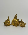 Vintage Brass Fish-A Set of Three
