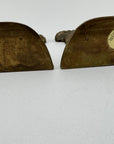 Vintage Brass Comedy & Tragedy Masks Decorative Bookends