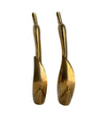 Vintage Modernist Brass Swan Pair – Sculptural Mid-Century Elegance