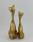 Vintage Bronze Cats-A Pair
