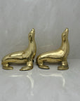 Vintage Brass Seals- A Pair by Frederick Cooper