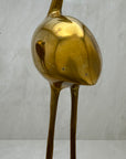 Vintage Tall Brass Cranes-A Pair