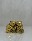 Vintage Brass Panda Bears-A Pair