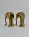 Vintage Brass Elephants- A Pair