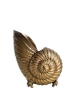 Vintage Brass Nautilus Shell Wine Bucket or Planter