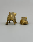 Vintage Brass Bulldogs-A Pair