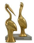 Vintage Dolbi Cashier Brass Pelicans-A Pair