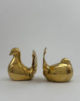 Vintage Brass Birds-A Pair