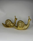 Vintage Brass Snails-A Pair