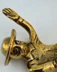 Rare Brass Bull Rider Figurine – Rodeo Cowboy Statue, Western Americana