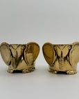 Vintage Brass Elephant Cachepots- A Pair
