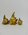 Vintage Brass Fish-A Set of Three