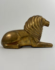Vintage Brass Lion Sculpture – 1983 Dara International