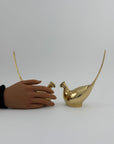Vintage Brass Pheasant Pair – Elegant Mid-Century Figurines