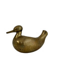 Vintage Brass Duck planter/Stash Pot