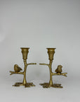 Vintage Mottahedeh Brass Candlestick Pair