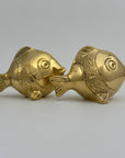 Whimsical Vintage Brass Fish-A Pair