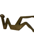 Vintage Brass Dolbi Cashier Lady Silhouette – Mid-Century Modern Elegance