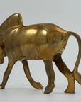 Vintage Brass Bull Figurine