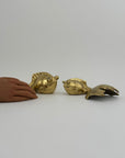 Large Vintage Fancy Tail Large Eyed Brass Fish- A Pair