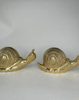 Vintage Brass Snails-A Pair