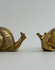 Vintage Brass Snails-A Pair