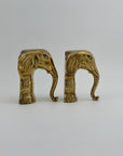 Vintage Brass Elephants- A Pair