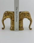 Vintage Brass Elephants- A Pair