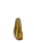 Rare Vintage Brass Ikebana Vase – Sleeping Cat Form | Mid-Century Modern Sculptural Art Vessel