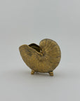Vintage Brass Shell Stash Pot/Planter